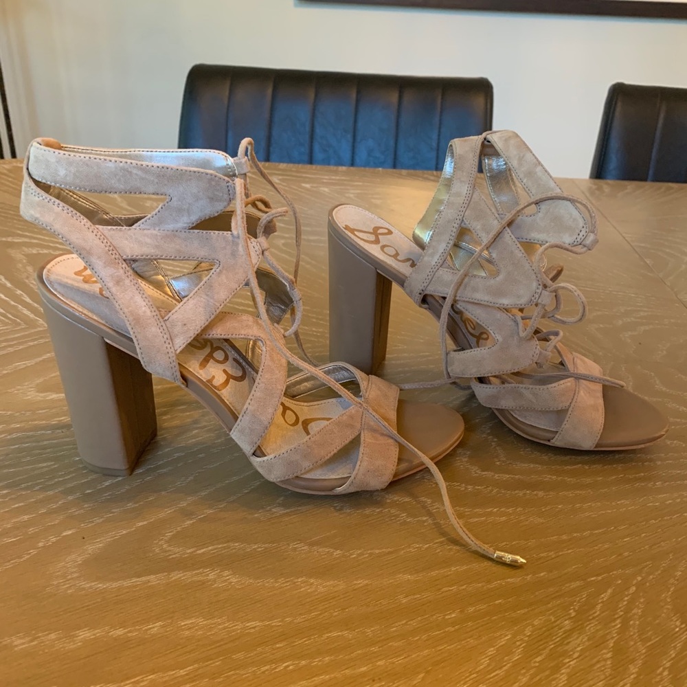 Sam Edelman Lace Up Heels!